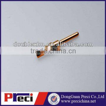 brass shaft gold plated contact pin