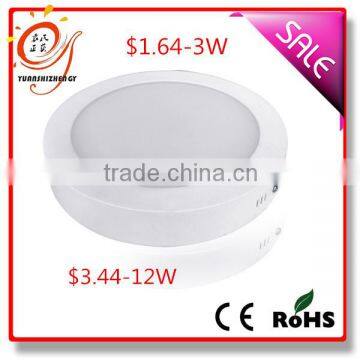 good quality! 18w surface mounted round led downlight led panel light