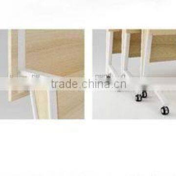 Latest Modern Design Moving Folding Frame Training Table With Wooden Top photo-2