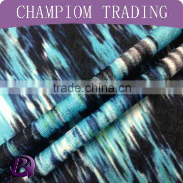 2016 new style High Quality digital printed 100% polyester fabric for women