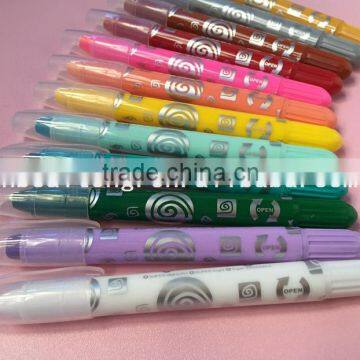 Colored super wax crayons for kids doodling