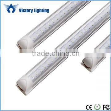 2015 New price led tube light t8 2.4m 2400mm 44w Double led tube light ce RoHS
