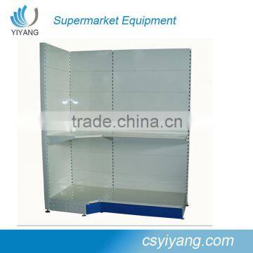 2016 new design supermarket corner shelf equipment