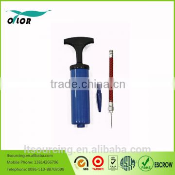 Cheap portable wholesale soccer ball hand pumps for balls and toys