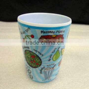 100% melamine plastic cups and mugs