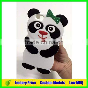 Panda silicone mobile 3d phone case for LG Google Nexus 5X cell phone back cover case