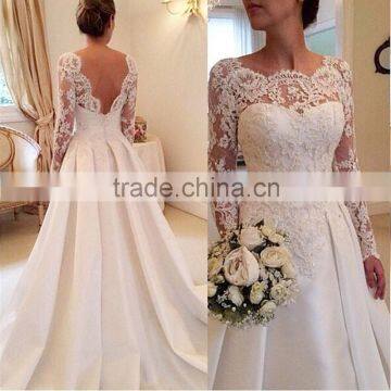 Long Sleeve Lace Wedding Dresses