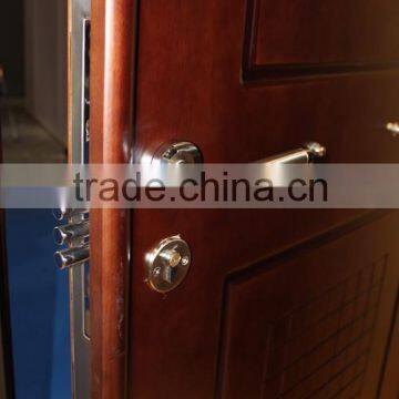 Indoor Security Door, Steel Door With Home Security Door Locks Cylinder Lock, Metal Entrance Door photo-4