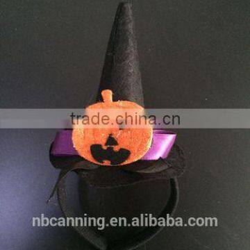 Halloween headband/ Halloween witch hat headband/ Halloween pumpkin headband