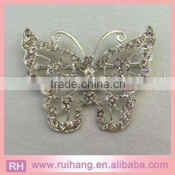 China Fashion Jewellery designer Rhinestone Butterfly Pattern brooches and pinses