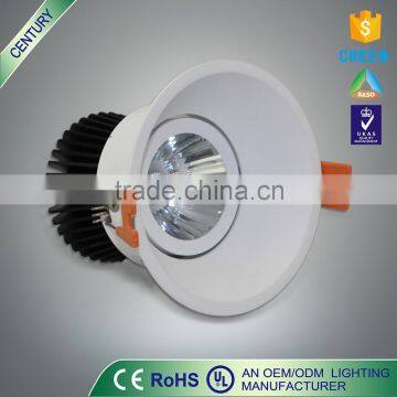 Free samle CE 9W Aluminum round led commercial downlight