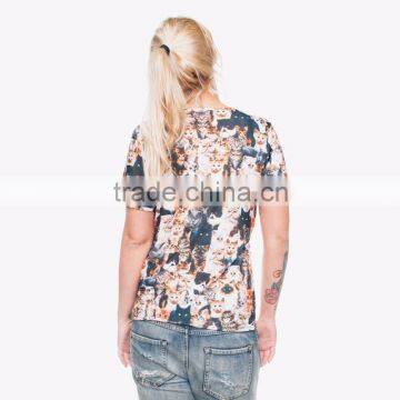 Popular Different Color Cotton Digital Print 3D Print Custom Fashion Man T-shirt photo-4