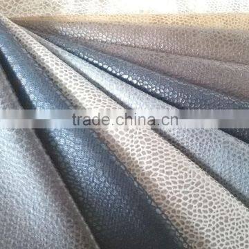 Hot stamping Sofa Fabric/ Upholstery Fabric/ Snake Polyester Suede