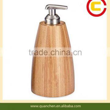 Bamboo hand sanitizer bottle