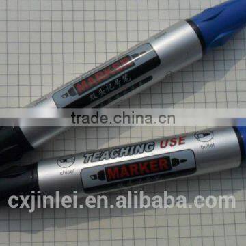 Fashional two tips marker non-toxic permanent marker pen