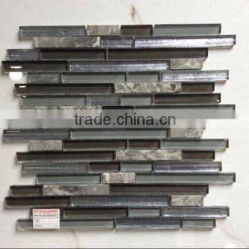 2016 most popular Most hotsale stone mix glass mosaic tile