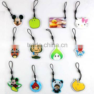 Lovely Cartoon Character NFC Tags for ALL NFC enabled Mobile Phone Animal Shape Bear Cat Mouse Tree House Car portable Epoxy PVC