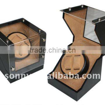 Display Leather watch winder case