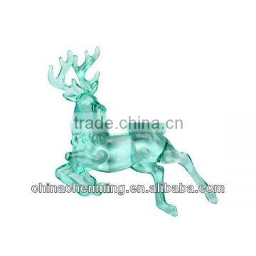 transparent and colorful acrylic decorative deer beads