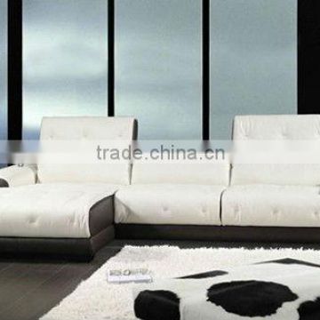 european style hot sale leather sofa price small corner small size sofa A350