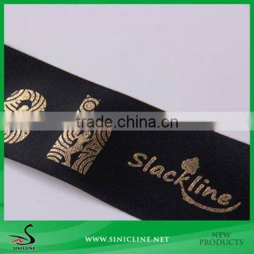 Sinicline Gold Color Logo Polyester Ribbon Price