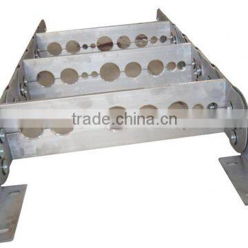 Strong Reusable Serviceable Perforated Steel Drag Chain For Apparatus photo-2