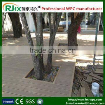 wpc interlocking decking tile for new recycled building material /WPC deck in solid and hollow design