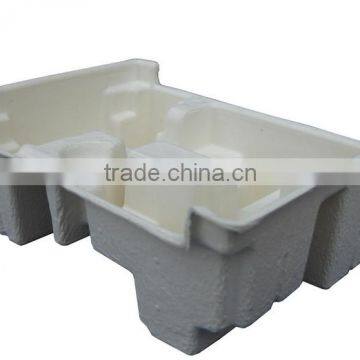 Sustainable Bamboo pulp material molded packaging trays
