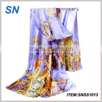 Alibaba supplier digital printing online shopping chinese silk scarf                        
                                                Quality Choice