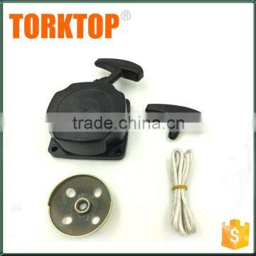 2- Stroke brush cutter steel starter assy with wire and drive plate