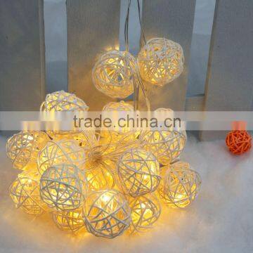 2.1M 20 LEDs String Light Garland Rattan Vine Ball Globe LED Holiday Christmas String Lights for Home Decoration/Birthday/Party