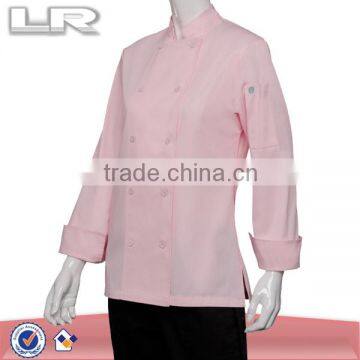 2013 Hot Sale Women's Colored Long Sleeve Chef coat