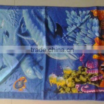 Microfiber custom printed beach towel 2016 hot selling