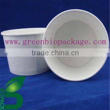 PLA coated paper disposable salad container