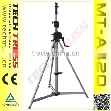 MT-A420 4.2M Height 40kg Loading Small Portable Hand Winch Truss Stand