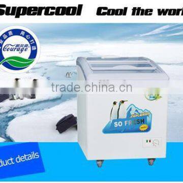 SD-158Y Double Temp. Open Top Refrigerator,open Showcase Commercial Resistance Glass Freezer photo-2