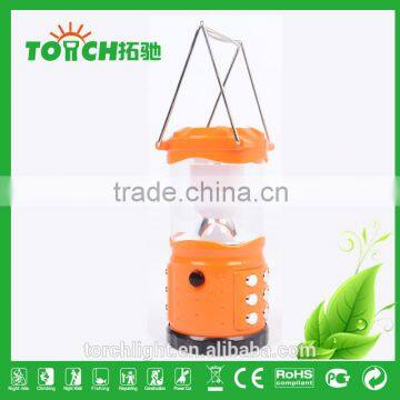 Ball Bulb ABS Plastic Lantern Light Fashion New Design Orange Camping Lamp With Inner Battery and Charger