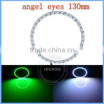 Hot selling DC12v Epistar chips 5050 smd White PCB full circle 130mm angel eyes Rear Angel Eyes Ring Light for vw