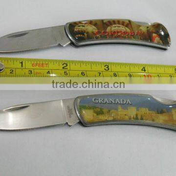 Plastic folding knife