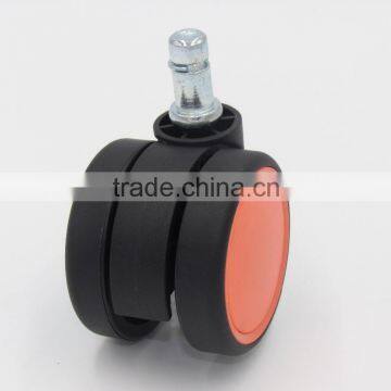 China Popular Colorful 2.2 Inches Durable Nylon Plastic Swivel Furniture Caster Wheels With Bearing photo-4
