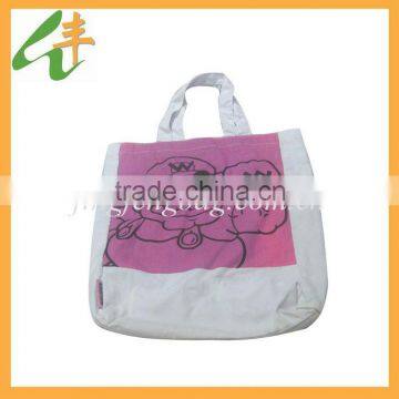 Reusable practical canvas shopping bag for promotion