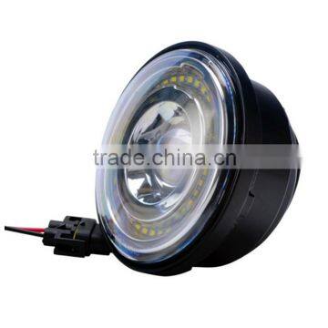 4.5 Inch Harley LED Auxiliary Lights Fog Light Led Headlight With Angle Ayes / Auto DRL / Halo Fits Harley Davidso-n Motorcycles Supplier's Choice photo-3