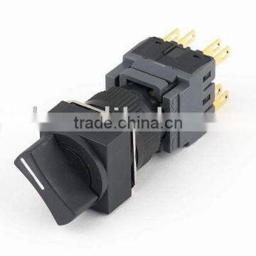 GA6-16HF-11X CNGAD square 16mm 3-position electrical selector switches