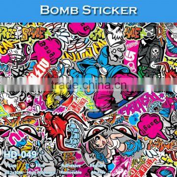 HD-049 Car Body Side Design Bomb Sticker Automobiles & Motorcycles