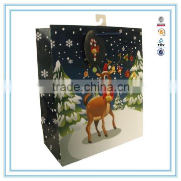 newest products 2015 art paper bag christmas paper bag