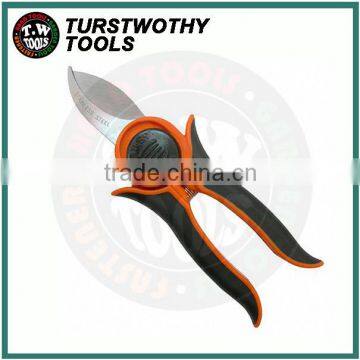 Taiwan 158MM Small Smart Lock Mini Lady Stainless Steel Blades Plastic Bypass Pruning Shear photo-2