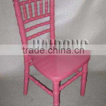 Rose-coloured CHILD CHIAVARI CHAIR