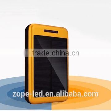 Portable Mobile Charger 6000mAh Manual Solar Power Bank