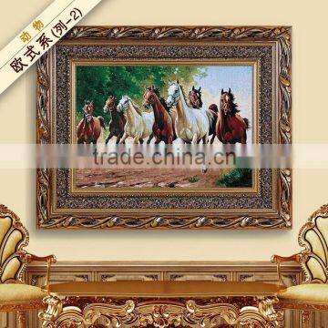 Chinese embroidery tapestry of famous oil painting pattern