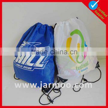 Custom printed gym drawstring cloth bags